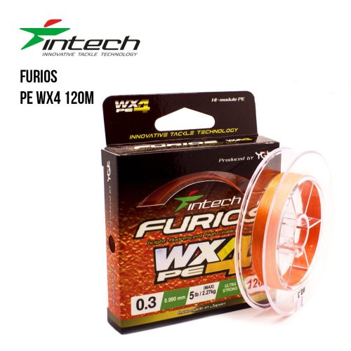 Шнур Intech FURIOS PE WX4 120 m #0.4