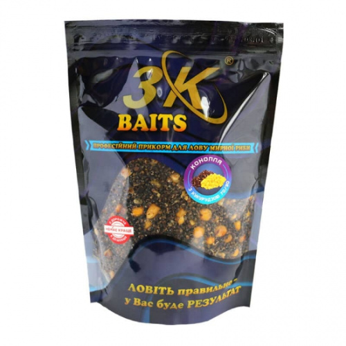 Конопля с кукурузой 70/30 3K Baits 400г