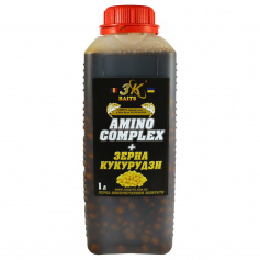 Зерна кукурузы 3KBaits залиты в AminoComplex 1000мл