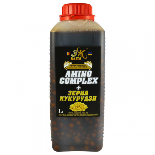 Зерна кукурузы 3KBaits залиты в AminoComplex 1000мл