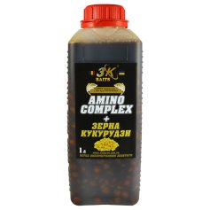 Зерна кукурузы 3KBaits залиты в AminoComplex 1000мл