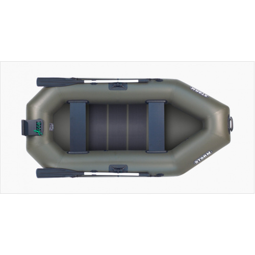 Трёхместная гребная лодка Aqua-Storm ST-260C DT