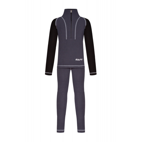 Термобелье Baft Z-Line Kids Gray/Black Микрофлис 130 134