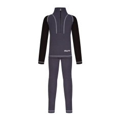 Термобелье Baft Z-Line Kids Gray/Black Микрофлис 130 140