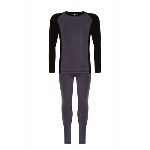 Термобелье Baft X-Line Men Gray/Black Микрофлис 130 XXXL