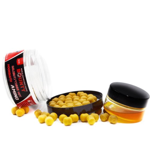 Бойлы насадочные в дипе Bounty AMINO Halibut / Tiger Nut 10/14мм 45шт