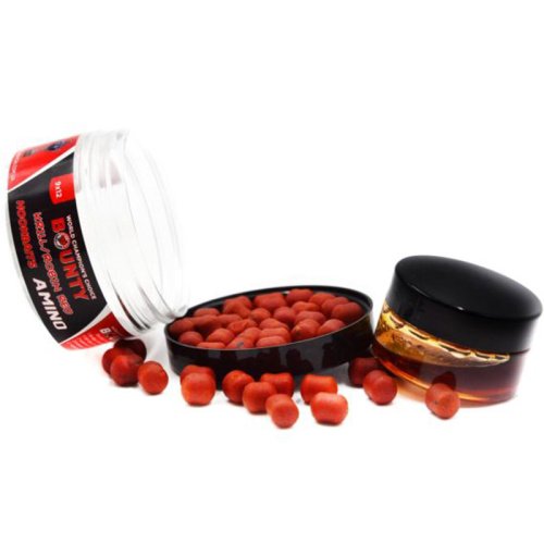 Бойли насадочні в дипі Bounty AMINO Krill / Robin Red 10/14мм 45шт