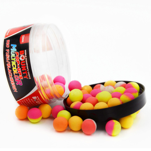 Бойлы Bounty Pop-up MULTICOLOR Red Fish / Blackberry 10мм 55шт