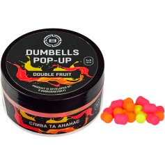 Бойлы Brain Dumbells Pop-Up Double Fruit (cлива+ананас) 5х8mm 34g
