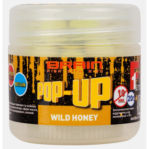Бойли Brain Pop-Up F1 Wild Honey (мед) 10mm 20g