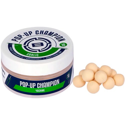 Бойлы Brain Champion Pop-Up Garlic (чеснок) 12mm 34g