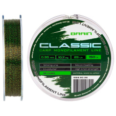 Леска Brain Classic Carp Line 3D (camo) 150m 0.35mm 25lb 10.7kg
