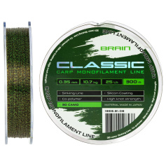 Волосінь Brain Classic Carp Line 3D (camo) 300m 0.35mm 25lb 10.7kg