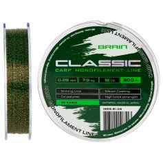 Волосінь Brain Classic Carp Line 3D (camo) 300m 0.28mm 18lb 7.9kg