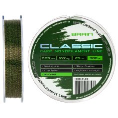 Волосінь Brain Classic Carp Line 3D (camo) 300m 0.35mm 25lb 10.7kg
