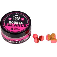 Бойлы Brain Double Balance Krill & Garlic (креветка + чеснок) 12+10х14mm