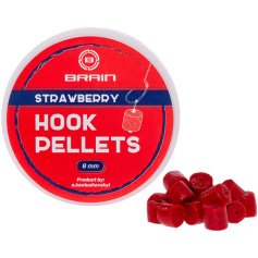 Пеллетс Brain Hook Pellets Strawberry (клубника) 16mm 70g