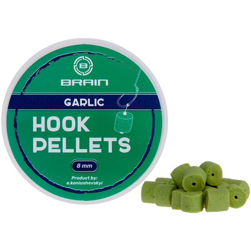 Пеллетс Brain Hook Pellets Garlic (часник) 16mm 70g