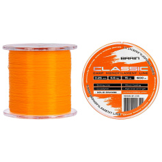 Леска Brain Classic Carp Line (solid orange) 600m 0.25mm 15lb 6.6kg