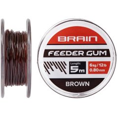 Feeder Gum Brain 0.6mm 8lb/4kg (5m) коричневый