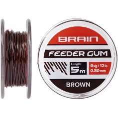 Feeder Gum Brain 0.6mm 8lb/4kg (5m) коричневый