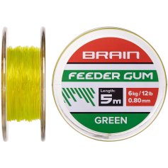 Feeder Gum Brain 0.8mm 12lb/6kg (5m) зеленый