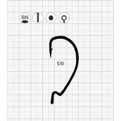 Крючки Scorpion SUPER LOCK WORM 3/0 BN