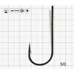 Крючки Scorpion ROUND BEND WORM 3/0 BN