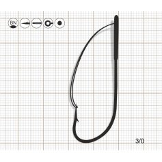 Крючки Scorpion WEEDLESS SPROAT 8 BN