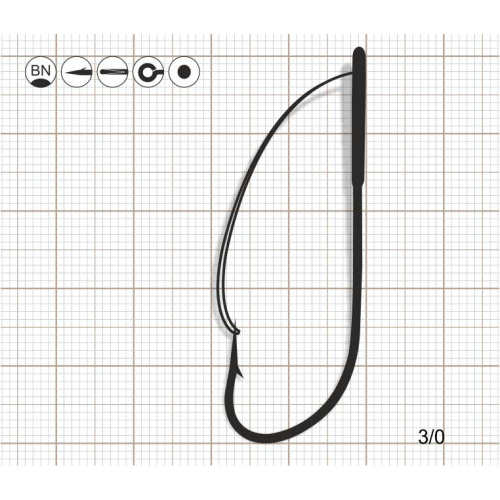 Крючки Scorpion WEEDLESS SPROAT 3/0 BN
