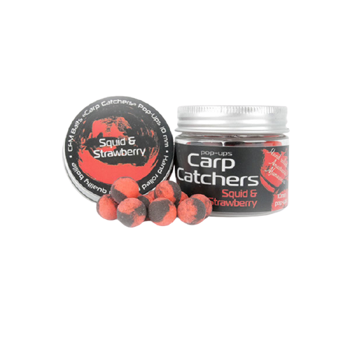 Бойлы Pop-Up Carp Catchers Squid&Strawberry 10mm