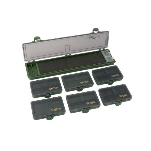 Коробка карповая Carp Pro 6 коробок и поводочница Коробка карповая Carp Pro 6 коробок и поводочница
