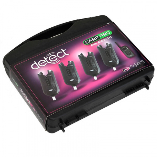 Набір електронних сигналізаторів клювання Carp Pro Detect 9V 4+1