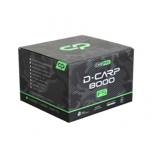 Катушка Carp Pro D-Carp 8000 FS