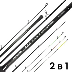 Удилище 2в1 карповое - фидерное Feima Jazz 3.9м 3.5lb 200 г