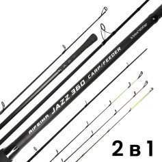 Удилище 2в1 карповое - фидерное Feima Jazz 4.2м 3.5lb 200 г