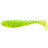 Силикон FishUP Wizzle Shad 3" (8шт) #055 - Chartreuse/Black