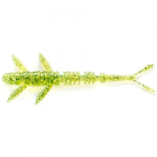 Силикон FishUP Flit 1.5" (10шт) #026 - Flo Chartreuse/Green