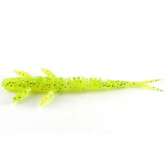 Силикон FishUP Flit 1.5" (10шт) #055 - Chartreuse/Black