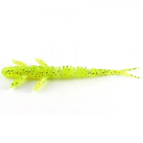 Силикон FishUP Flit 1.5" (10шт) #055 - Chartreuse/Black