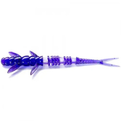 Силикон FishUP Flit 2" (9шт) #060 - Dark Violet/Peacock & Silver