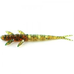Силикон FishUP Flit 1.5" (10шт) #017 - Motor Oil Pepper