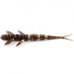 Силикон FishUP Flit 1.5" (10шт) #050 - Green Pumpkin Brown/Red & Purple