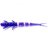 Силикон FishUP Flit 1.5" (10шт) #060 - Dark Violet/Peacock & Silver