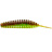 Силикон FishUP Tanta 3" (6шт) #203 - Green Pumpkin/Flo Chartreuse