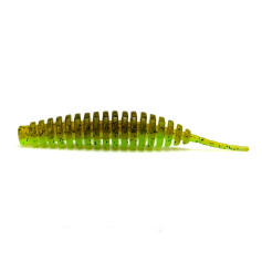 Силикон FishUP Tanta 3" (6шт) #204 - Green Pumpkin/Chartreuse