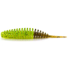 Силикон FishUP Tanta 2" (9шт) #243 - Chartreuse/Green Pumpkin