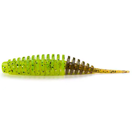 Силикон FishUP Tanta 2" (9шт) #243 - Chartreuse/Green Pumpkin