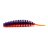 Силикон FishUP Tanta 3" (6шт) #207 - Dark Violet/Orange