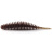 Силикон FishUP Tanta 1" (12шт) #050 - Green Pumpkin Brown/Red & Purple